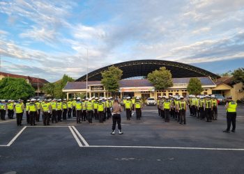 Libur Panjang Sat Lantas Polres Kediri Siagakan Anggota