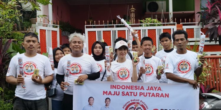 Sosialisasi Pilpres Sekali Putaran di Sulsel, Warga Teriak Prabowo Presiden 2024