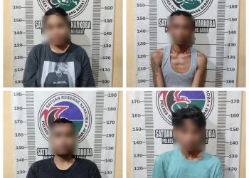 Hasil Pengembangan. Pasutri Ini Ditangkap Satres Narkoba Polres Tulang Bawang Barat.