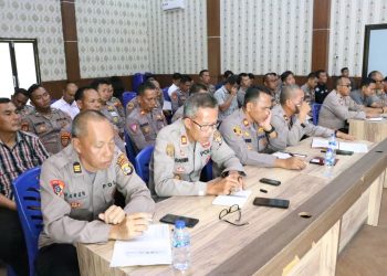 AKBP James Ingatkan Ini Saat Pimpin Rapat Kesiapan Pam Pungut Suara Pemilu 2024