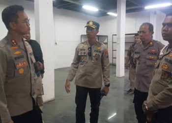 Memastikan Logistik Pemilu Aman, Polrestabes Surabaya Kembali Cek Gudang KPU dan PPK