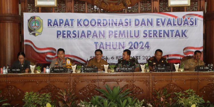 Polres Tulungagung Siapkan 7.731 Personel Gabungan untuk Pengamanan Pemilu 2024