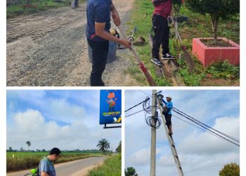 Semangat Gotong Royong, Lapas Gunung Sugih Gelar Jum’at Bersih