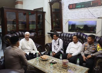 Cooling System Wujudkan Pemilu Damai, Kapolres Pasuruan Silaturahmi ke Para Tokoh Ulama