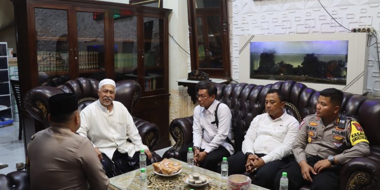 Cooling System Wujudkan Pemilu Damai, Kapolres Pasuruan Silaturahmi ke Para Tokoh Ulama