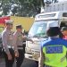 Polres Tabanan Kawal Pengaman Pendistribusian / Pergeseran Logistik KPU ke Dapil 2 Tabanan
