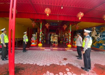 Polres Nganjuk Intensifkan Patroli Skala Besar Antisipasi Gangguan Saat Libur Panjang