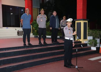 POLDA KEPRI DAN POLRESTA BARELANG GELAR PATROLI PENGAMANAN MALAM TAHUN BARU IMLEK 2575 DI KOTA BATAM