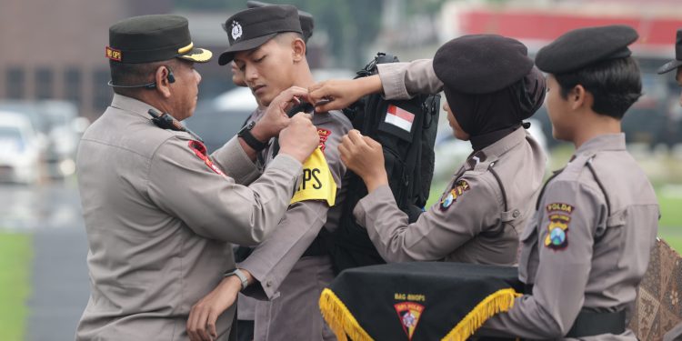 Polda Jatim Kembali Cek Kesiapan Jelang Pergeseran Personel Pengamanan Pemilu