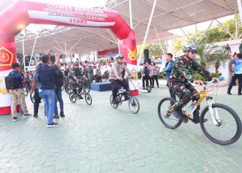 POLDA KEPRI GELAR GOWES BERSAMA TNI-POLRI SINERGITAS UNTUK NEGERI CIPTAKAN PEMILU AMAN DAN DAMAI 2024