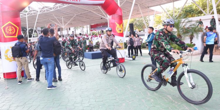 POLDA KEPRI GELAR GOWES BERSAMA TNI-POLRI SINERGITAS UNTUK NEGERI CIPTAKAN PEMILU AMAN DAN DAMAI 2024