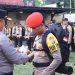 Polres Blitar Kota Menggelar Apel Kesiapan Personil Pam TPS Dilanjutkan Pemeriksaan Kesehatan