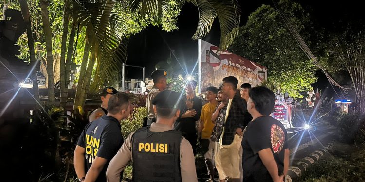 Dua Hari Menjelang Pencoblosan Polres Tabanan Gencarkan Blue Light Patrol dan Ops Yustisi Gabungan Tiga Pilar
