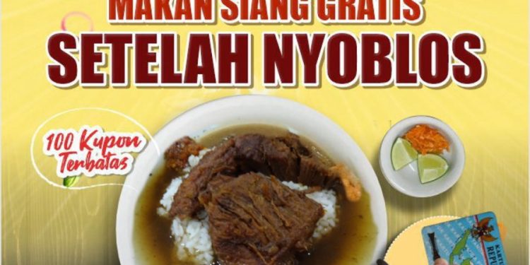 Asyik! Nyoblos Saat Pemilu di Jombang Dapat Bonus Ribuan Porsi Makan Gratis