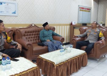 Cooling System untuk Pemilu Damai Kapolres Lumajang Silaturahmi ke Pengurus GP Ansor