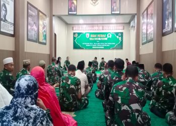 Tingkatkan Keimanan Dan Ketaqwaan Kepada Allah SWT, Kodim 0808/Blitar Gelar Peringatan Isra’ Mi’raj