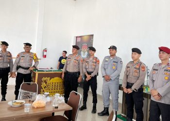 Jelang Pungut Suara, Polres Tulang Bawang Masifkan Patroli Dialogis ke Kantor Penyelenggara Pemilu