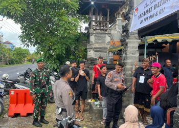 Kolaborasi Power On Hand Polres Tabanan dan Kodim 1619, Gelar Patroli Wilayah dalam Tahap Pungut Hitung