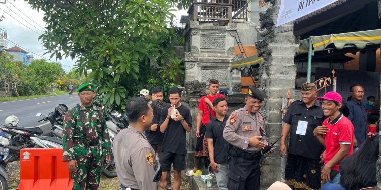 Kolaborasi Power On Hand Polres Tabanan dan Kodim 1619, Gelar Patroli Wilayah dalam Tahap Pungut Hitung