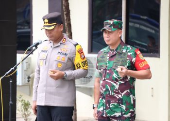 Pastikan Pemilu Aman, Jajaran Kodim 0426 Patroli di Mesuji dan Tuba