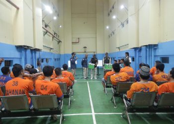 Puluhan Tahanan Polda Jatim Diberi Kesempatan Gunakan Hak Pilih pada Pemilu 2024