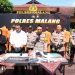 Enam Pekan, Polres Malang Berhasil Amankan 10 Tersangka Kasus Narkoba