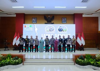Kodim 0808/Blitar, Gelar Acara Lepas Sambut Dandim 0808 Di Balai Kota Koesoemo Wicitra Kota Blitar