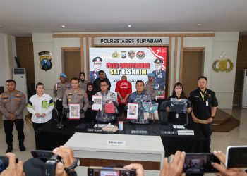 Polrestabes Surabaya Berhasil Ungkap Pelaku Aniaya Anak Hingga MD