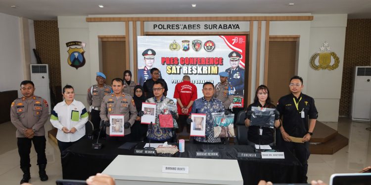 Polrestabes Surabaya Berhasil Ungkap Pelaku Aniaya Anak Hingga MD
