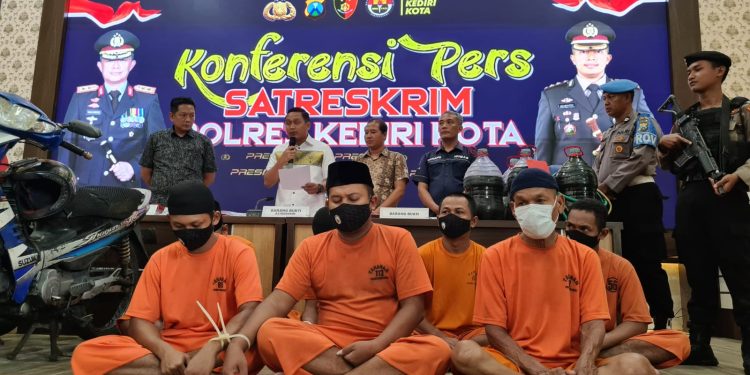 Periode Januari 2024, Polres Kediri Kota Berhasil Ungkap 8 Kasus, Diantaranya Curanmor