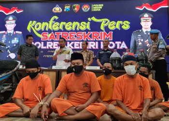 Sebulan Polres Kediri Kota Berhasil Ungkap 8 Kasus Diantaranya Penyalahgunaan BBM Bersubsidi