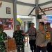 Kapolres Nganjuk Cek Kesiapsiagaan dan Kesehatan Petugas Pengamanan Kotak Suara di PPK