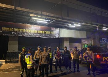 Jaga Situasi tetap Kondusif Saat Rekapitulasi Suara Pemilu 2024, Polres Tabanan Masifkan Blue Light