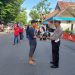 Giat Pengamanan CFD Pare oleh Sat Lantas Polres Kediri di Sertai Pembagian Helm dan Dikmas Lantas