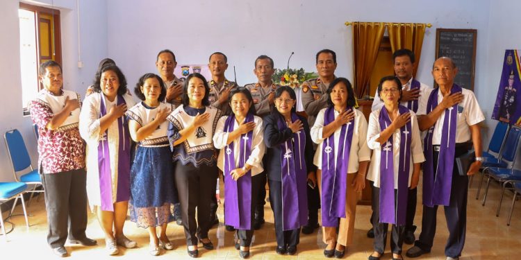 Polres Jombang Gelar Minggu Kasih dengan Jemaat GKJW Pepanthan Gudo
