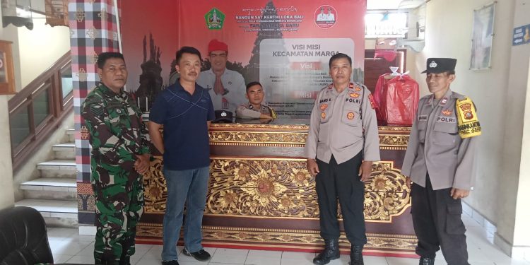 Karendalops Pimpin Kegiatan Patroli dan Pengamanan tahap rekapitulasi Pleno di PPK Kerambitan, PPK Seltim, PPK Selemadeg dan PPK Selbar daerah hukum Polres Tabanan