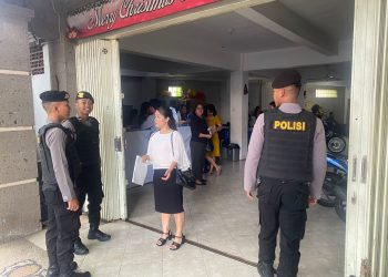 Satuan Samapta Polres Tabanan Patroli Perintis Presisi Sambang Gereja