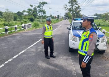 Antisipasi Balap Liar Sat Lantas Polres Kediri Lakukan Partoli Preventif