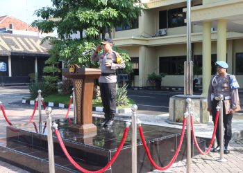 Kapolres Nganjuk Meminta Anggotanya untuk Tidak Terlena dengan Situasi yang Terlihat Aman Pasca Pemilu 2024