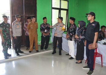 Kapolres Nganjuk Pastikan Logistik Pemilu 2024 Aman Jelang Penghitungan Tingkat PPK