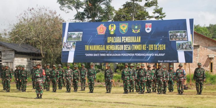 TMMD Ke-119 Di Mesuji Resmi Dibuka