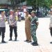Kapolres Nganjuk Kunjungi seluruh PPK Pastikan Penghitungan Suara Aman dan Lancar