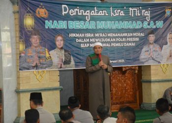 POLDA KEPRI GELAR PERINGATAN ISRA’ MI’RAJ NABI MUHAMMAD SAW TAHUN 1445 H/ 2024 M