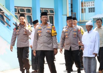 Cooling System Pasca Pemungutan Suara Pemilu 2024, Kapolres Lumajang Silaturahmi ke Ponpes Miftahul Ulum 