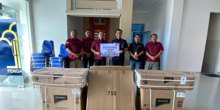 Lapas Gunung Sugih Terima Bantuan Sarpras dari BRI Kanca Bandarjaya Suprihadi : Wujud Sinergitas Pemenuhan Sarpras Layanan Lapas
