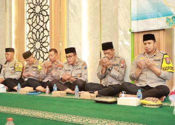 Tingkatkan Imtaq, Polres Kediri Gelar Peringatan Isra’ Mi’raj Nabi Besar Muhammad SAW 1445 H/2024