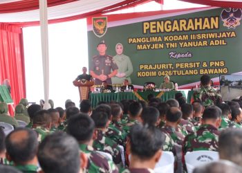 Pangdam II Sriwijaya Minta Jajaran Kodim 0426 Selalu Bermanfaat Bagi Masyarakat
