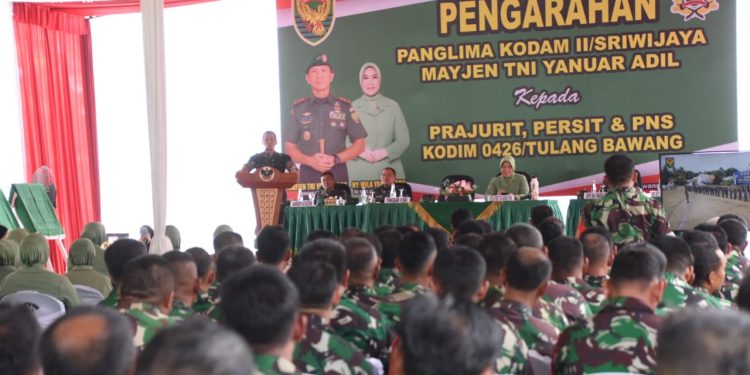 Pangdam II Sriwijaya Minta Jajaran Kodim 0426 Selalu Bermanfaat Bagi Masyarakat