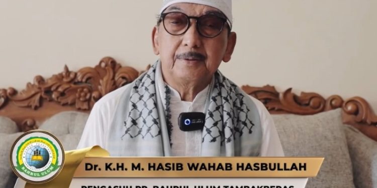 KH. Muhammad Hasib Wahab Chasbullah Pengasuh Ponpes Bahrul Ulum Tambakberas Jombang Imbau Hormati Hasil Pemilu 2024