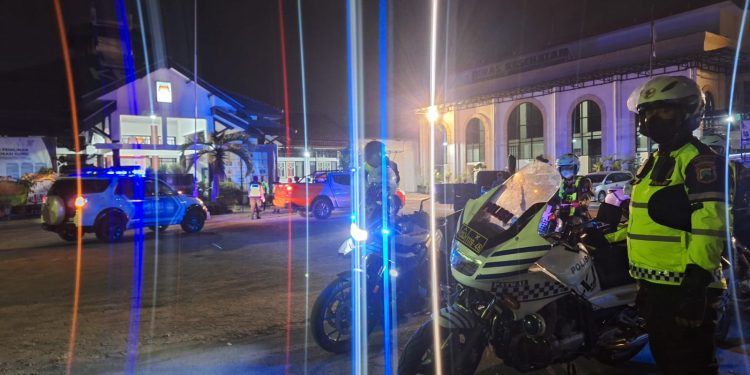 Dua Per Tiga Kekuatan Sat Lantas Polres Kediri Di Kerahkan Untuk Patroli Harkantibmas